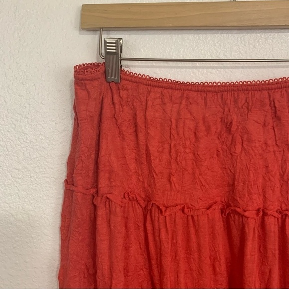 Personal Identity Boho Ombre Crochet Hem Skirt Size M - Picture 5 of 5